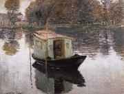 Claude Monet The Studio boat Spain oil painting artist